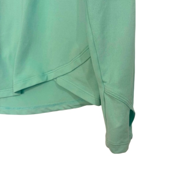 Under Armour pullover, wintergreen, back and sleeve pockets, 1/2 zip, athletic - Picture 4 of 5